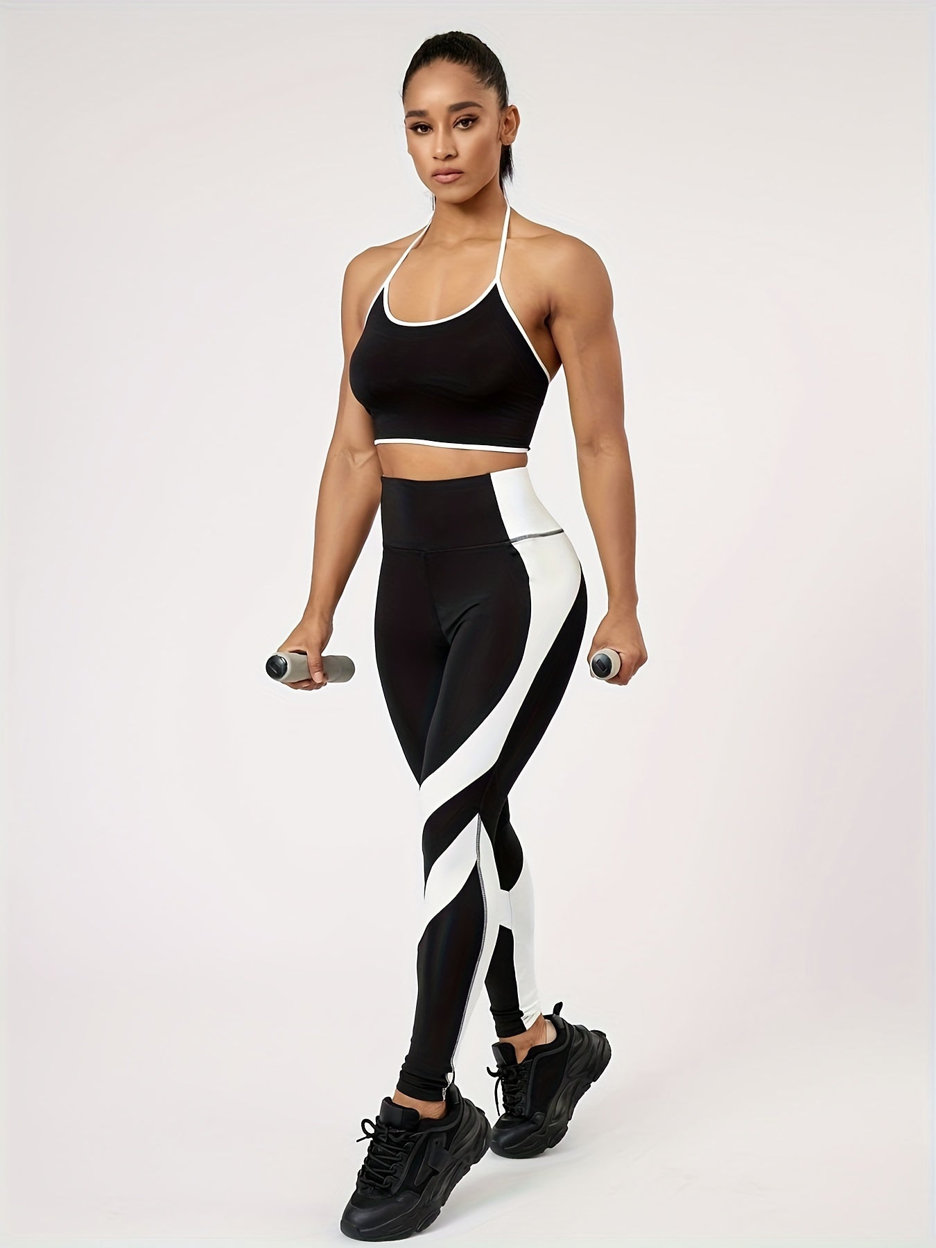 Quick Drying Butt Lifting Gym Leggings High Waist Yoga Pants