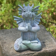 Resin Dinosaur Garden Statue - Magical Handicraft Ornament