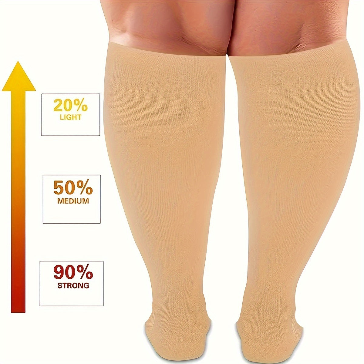 Copper Compression Socks Men Women Open Toe 10-20mmHg