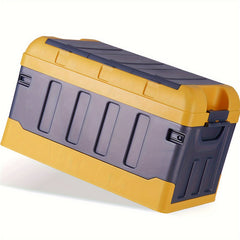 40L Outdoor Storage Box Fishing Container Double Layer Cover with Grids