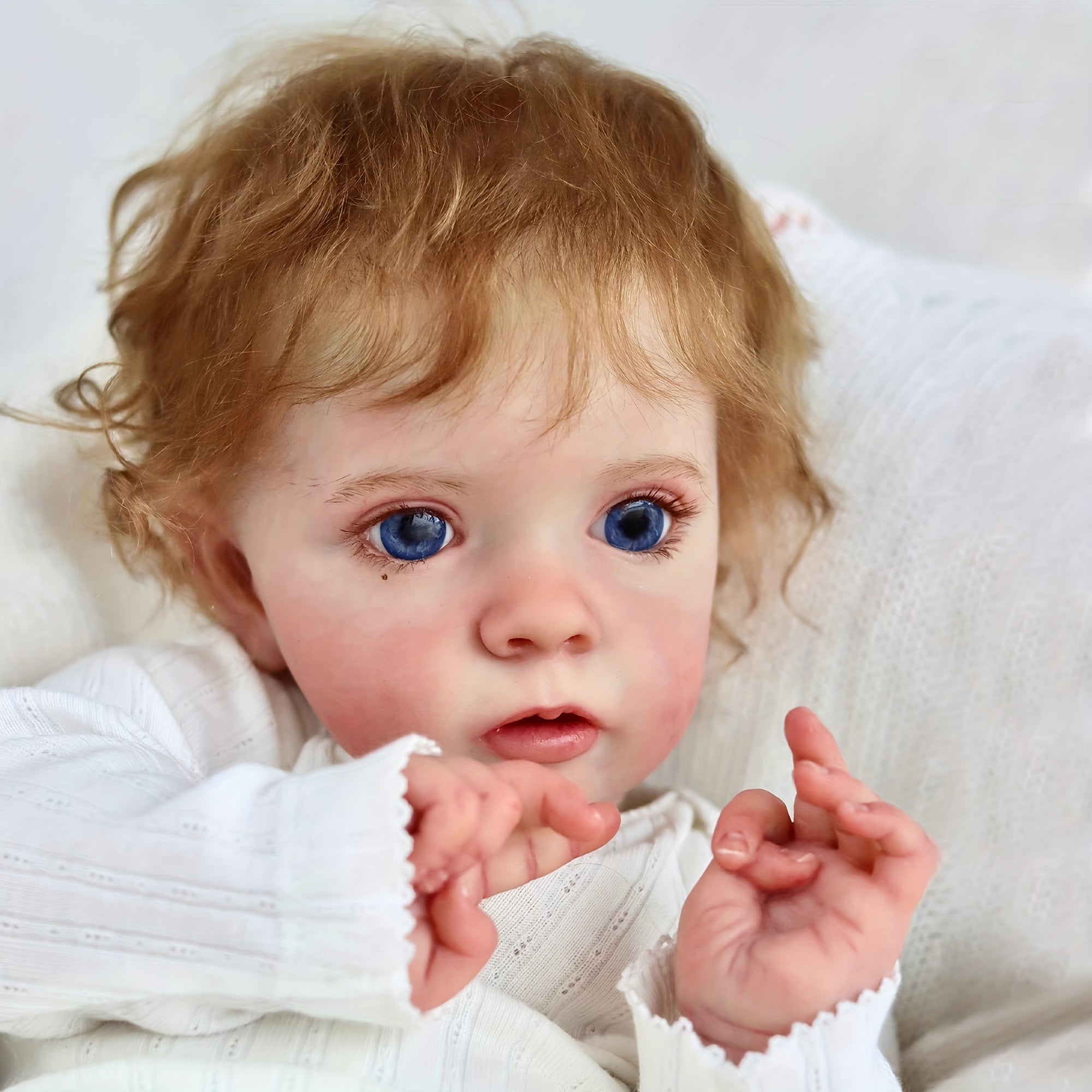 High Painted Princess Reborn Baby Dolls With Rooted Hair