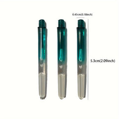 3pcs Crystal Darts Shaft Gradient Plastic 2BA Dart Shaft