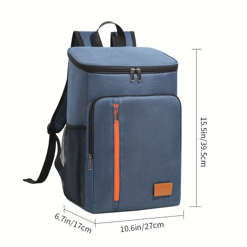 Outdoor Canvas Backpack: Large Capacity Insulated & Easy Clean