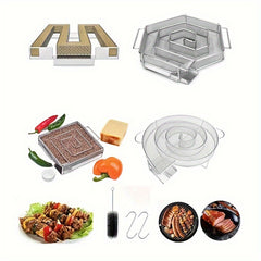 Stainless Steel BBQ Smoker Grill Cold Smoke Generator