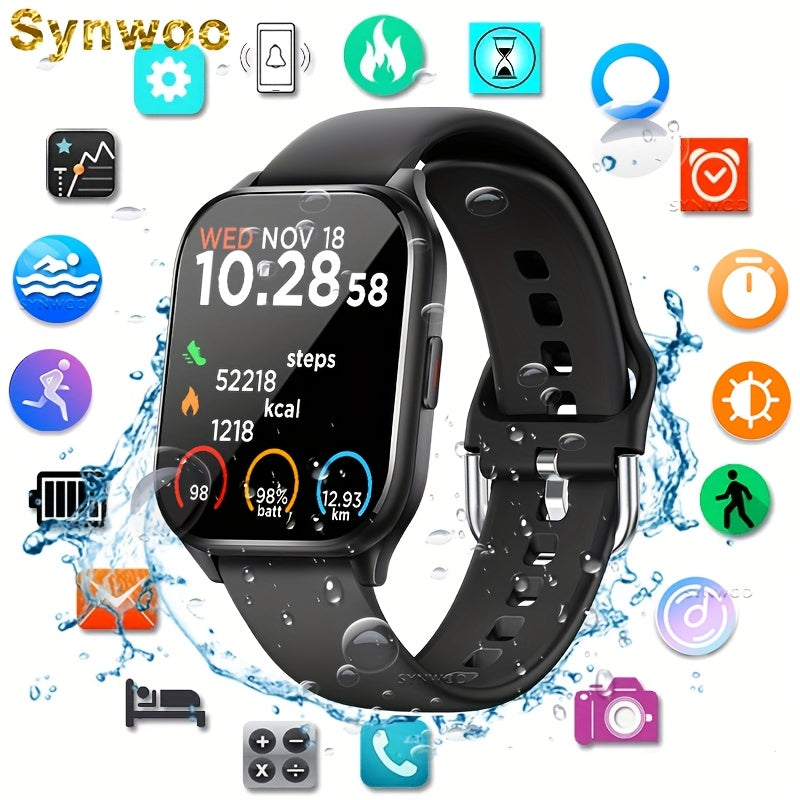 Synwoo Smart Watch for Women&Men - Fitness Tracker Watches with Sleep Monitoring