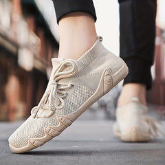 Men's Lightweight Knit Casual Shoes - Non Slip Sneakers