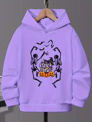 Girls Dancing Skeletons Halloween Hoodie Casual Sweatshirt