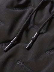 Men's Warm Cotton Padded Trousers with Zipper Pocket for Fall Winter