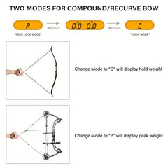 Portable Bow Scale with LED Display