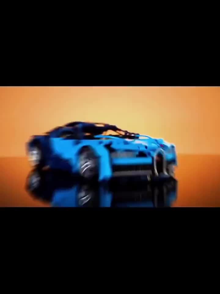 3910pcs Sports Car Building Block Set ABS Plastic Assembly Toy