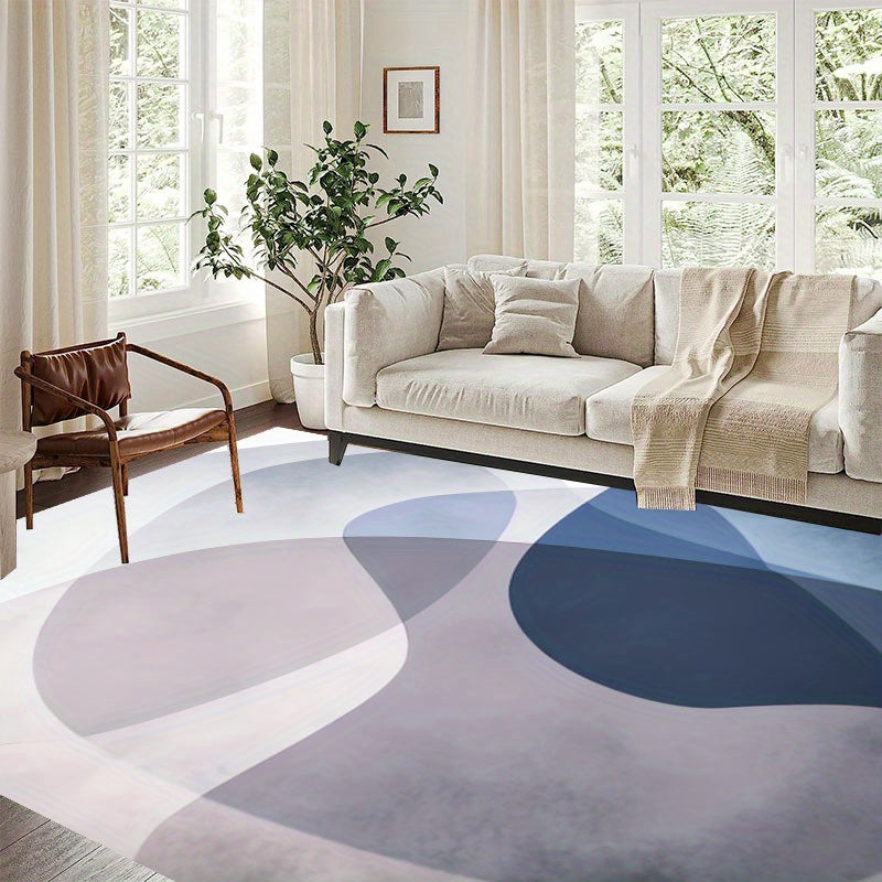 Soft Fluffy Plush Area Rugs Geometric Shaggy Rugs Anti Skid Furry
