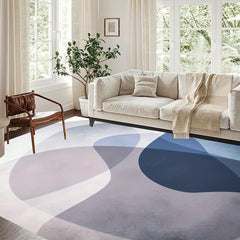 Soft Fluffy Plush Area Rugs Geometric Shaggy Rugs Anti Skid Furry