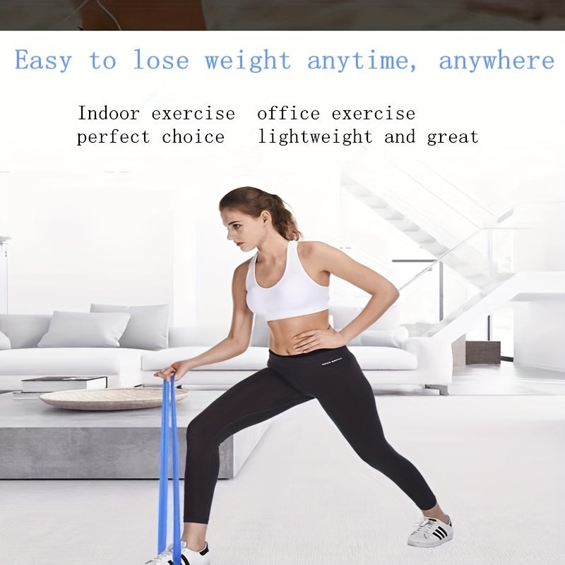 TPE Latex Yoga Resistance Band Fitness Stretching Rope for Body Shaping