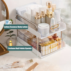 Drawer Storage Rack Cosmetic Storage Box Desktop Skin Care Product Shelf