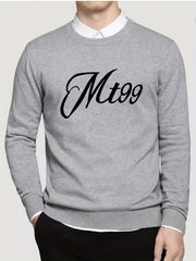 Men's Knitted Crew Neck Sweater for Fall Winter