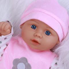 16 Inch Reborn Doll in Pink Style for Boys and Girls