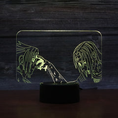Anime 3D Night Light Acrylic Colorful Lamp Usb Decoration