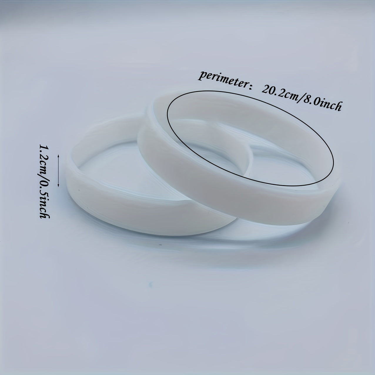 Reflective Silicone Bracelet for Night Running and Cycling