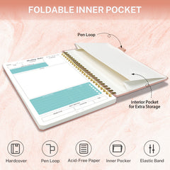 Meeting Notebook For Work With Action Items - Project Planner Notebook