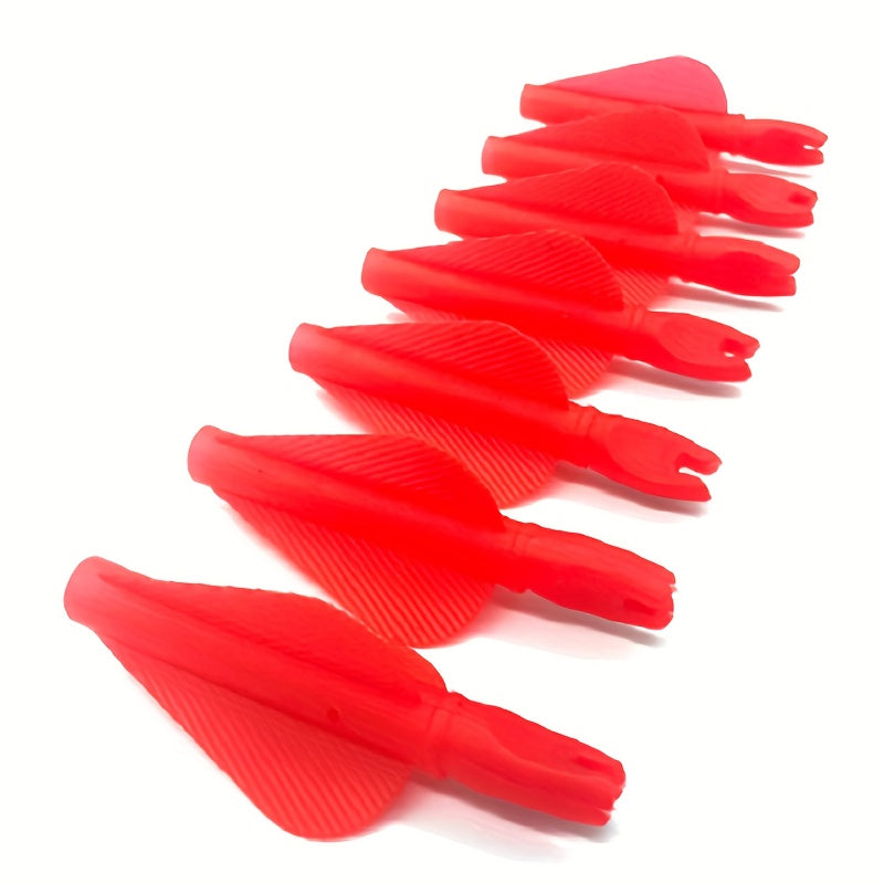 10pcs Arrow Nocks & Fletches for 7/8/8mm Arrow Shafts