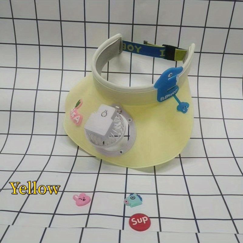 Colorful Matching Summer Kids Sun Hat w/ Large Brim