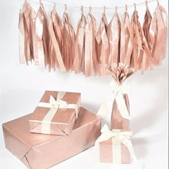 10 Sheets Metallic Tissue Gift Wrap Paper Bulk Recyclable Accessory
