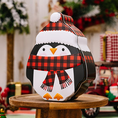 Christmas Candy Box Gingerbread Man Biscuit Box