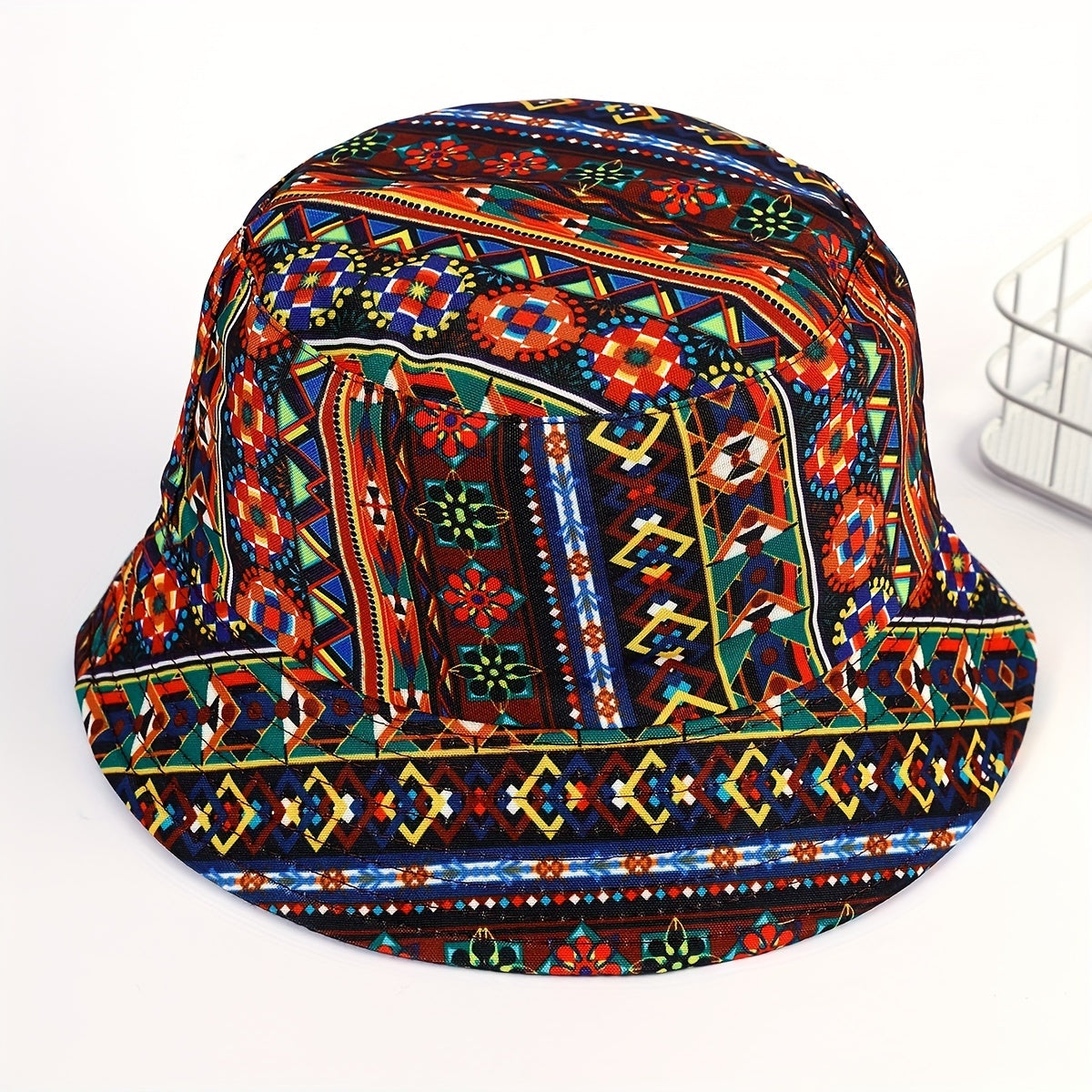 Boho Floral Bucket Hat Lightweight Casual Travel Fisherman Cap