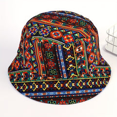 Boho Floral Bucket Hat Lightweight Casual Travel Fisherman Cap