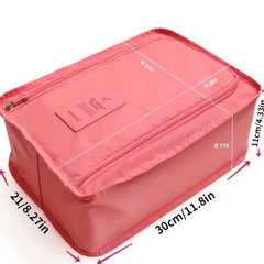 Portable Zipper Shoes Bag Lightweight Dustproof Bag Versatile Travel Bag