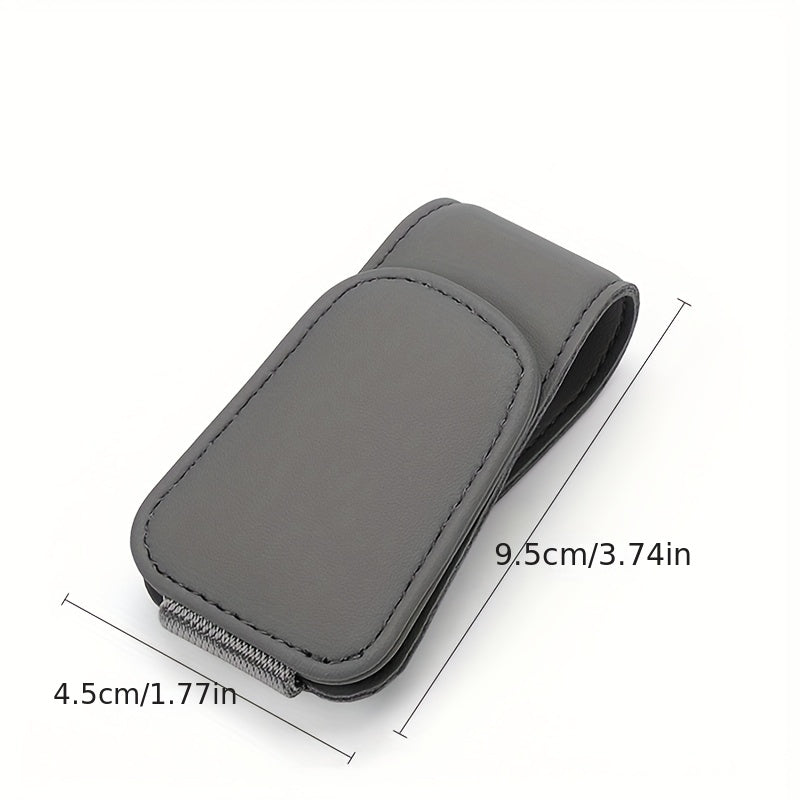 Car Sun Visor Glasses Box Sunglasses Clip Ticket Holder Stand Fastener
