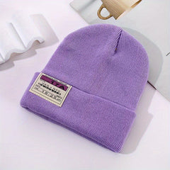 Unisex Couple Beanie Warm Knit Hat Soft Skull Cap Coldproof Beanies