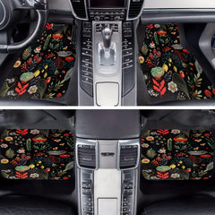 4pcs Daisy Butterfly Dragonfly Car Floor Mats Non slip And Stain resistant Mats