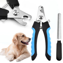 Stainless Steel Pet Nail Clipper with File for Cat and Dog