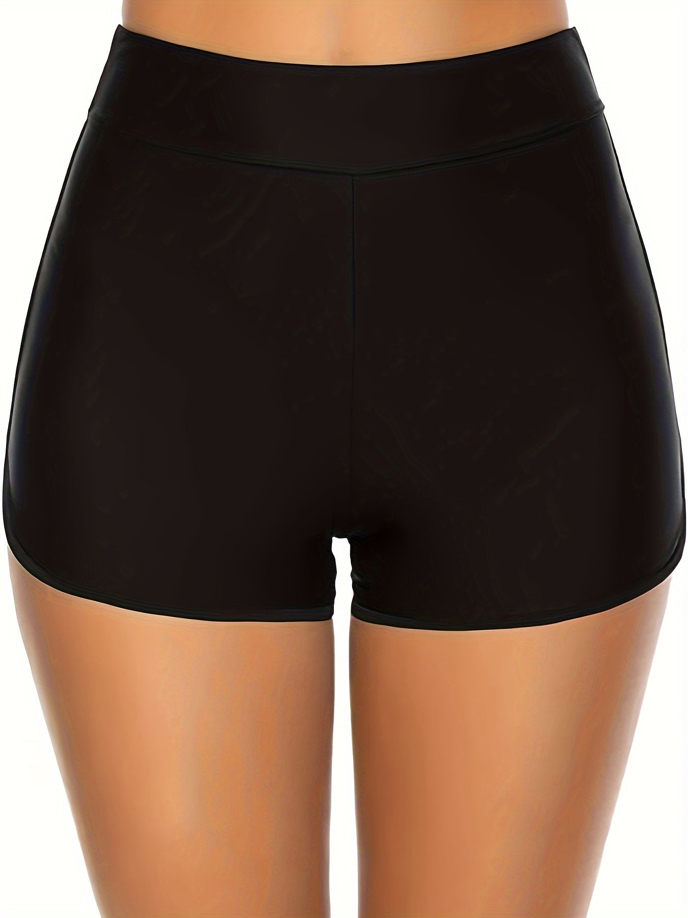 High Waist Tummy Control Beach Shorts