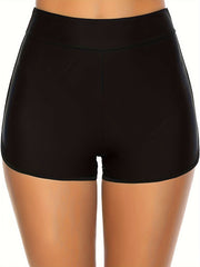 High Waist Tummy Control Beach Shorts
