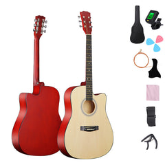 104 14 Cm Folk Music Wooden Guitar Beginner Boys And Girls With Accessories