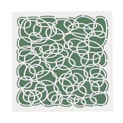 13cm Decorative Circle Stencil Template for DIY Crafts Scrabook Painting