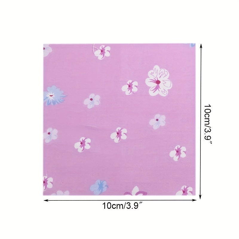 50Pcs Floral Cotton Fabric Bundle for DIY Craft Doll Clothes Sewing Patch