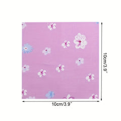 50Pcs Floral Cotton Fabric Bundle for DIY Craft Doll Clothes Sewing Patch