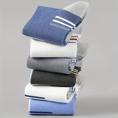 Men's Sweat-Absorbing Antibacterial Socks 6 Pairs