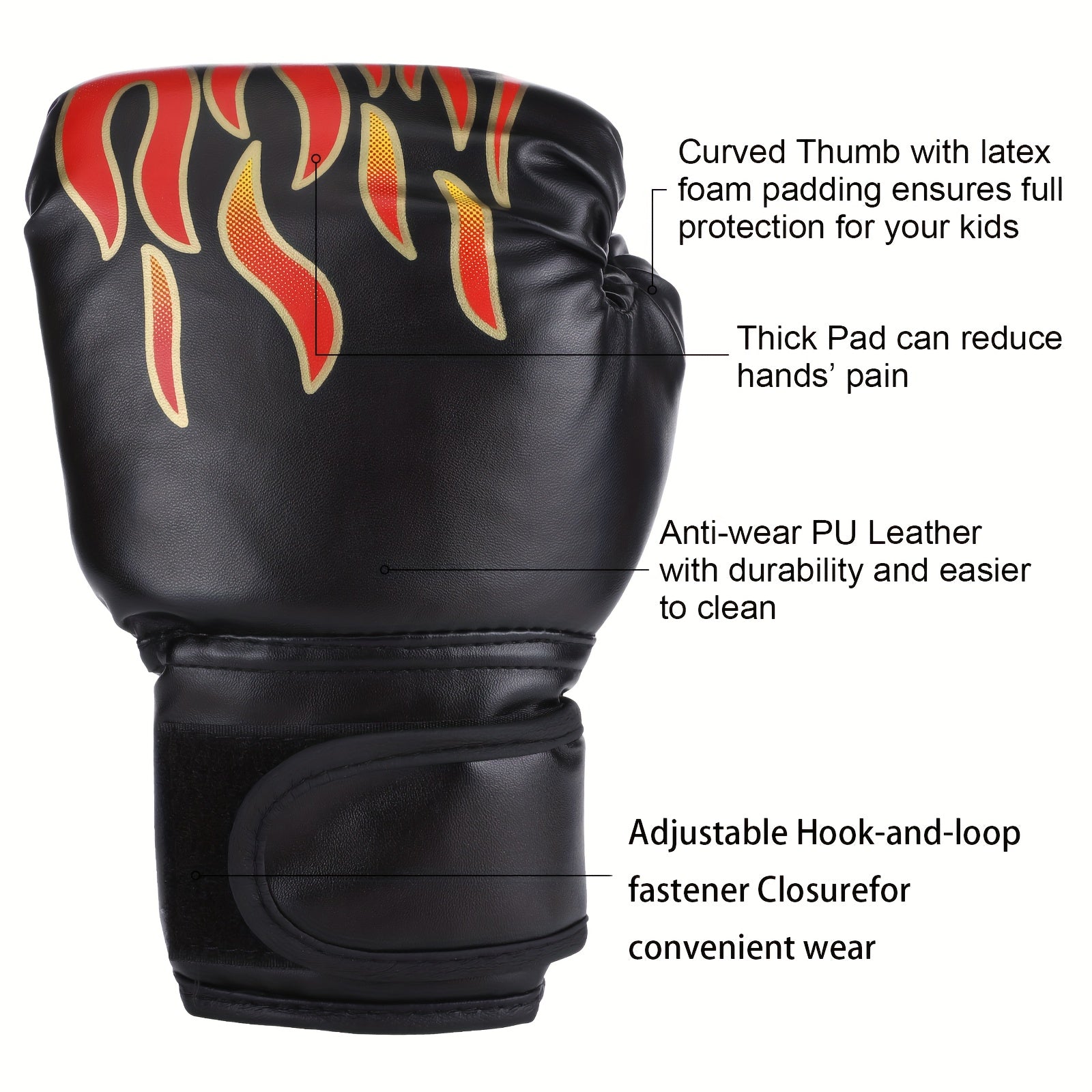 Unisex Boxing Gloves for Training, Enhanced Performance & Protection
