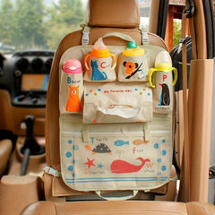 Multifunctional Car Seat Back Storage Bag Organizer
