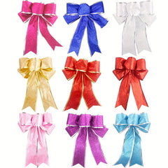 2pcs Christmas Bow Hanging Ornament Tree Decoration DIY