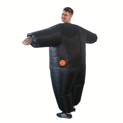 Inflatable Skeleton Costume Funny Cosplay Party Outfit