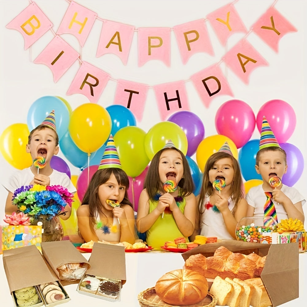 50pcs Folding Candy Bags for Christmas Birthday Wedding Gift Wrapping