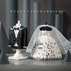 Custom Wedding Dress Building Blocks Set - Unique Proposal Gift