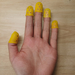 5pcs Silicone Finger Protectors for String Instrument Beginners