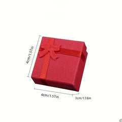24pcs Jewelry Necklace Earrings Ring Paper Box Small Business Supplies