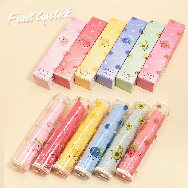 Fruit Flavor Changing Lipstick Hydrating Temperature Lip Gloss